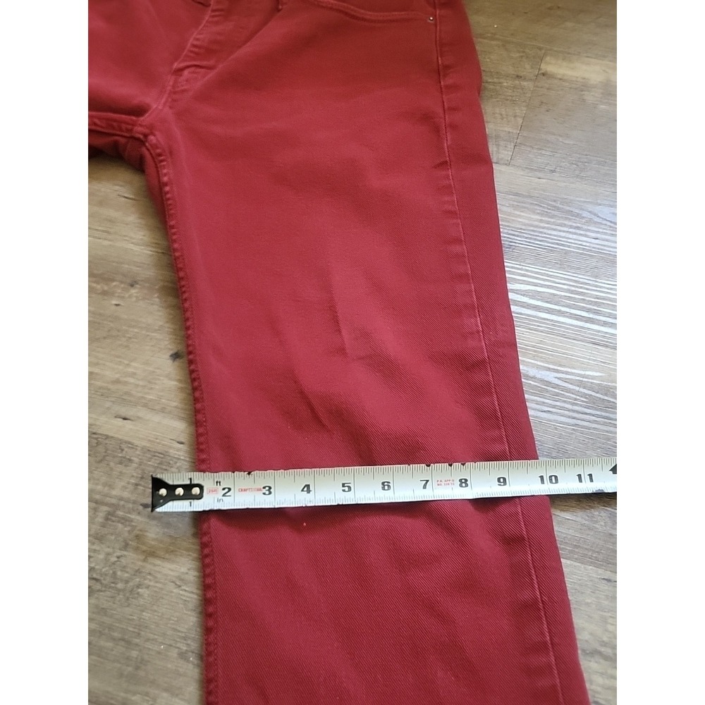 LEVIS 514 MEN'S RED JEANS, 35 x 34 PC9 00514-0798 - Picture 9 of 9